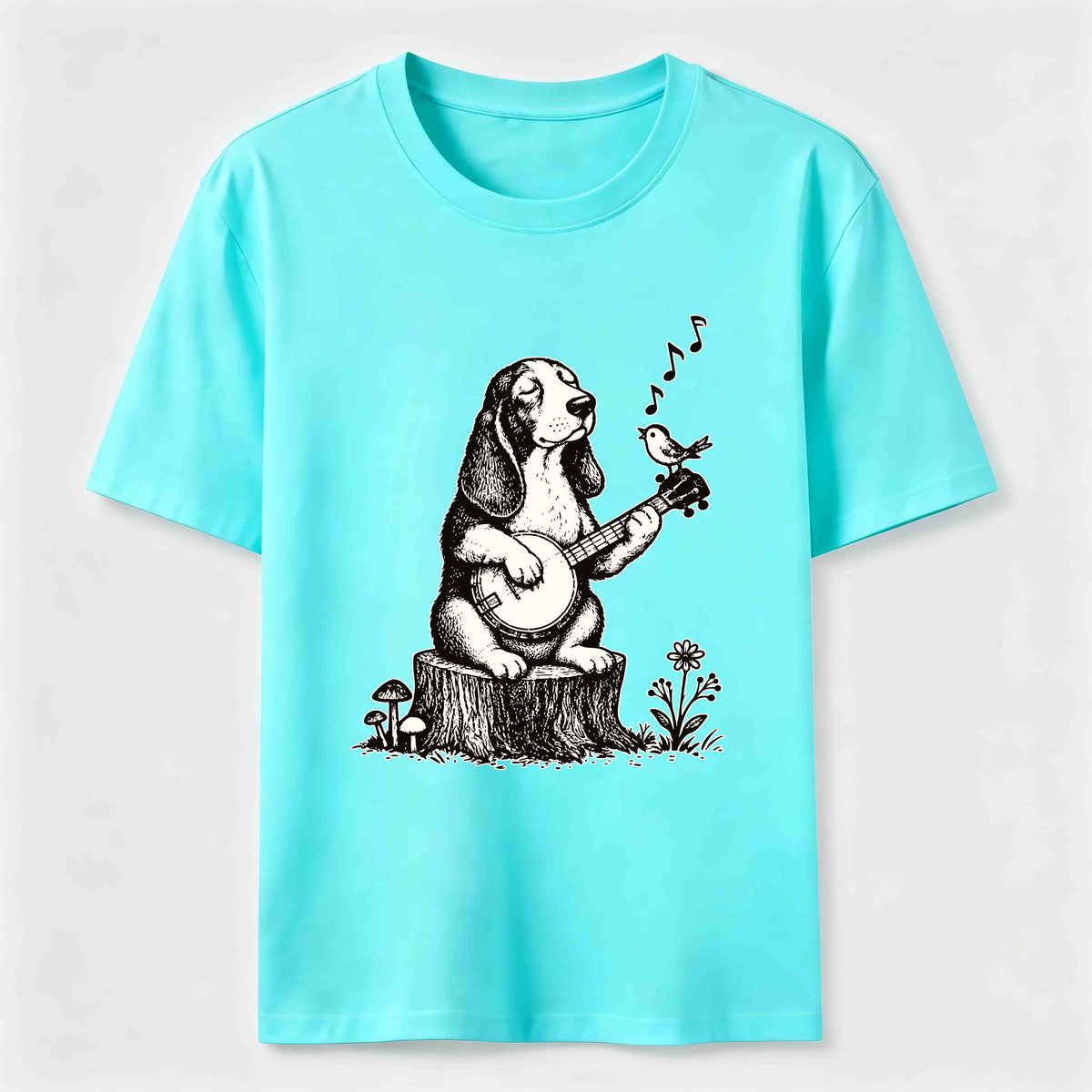 Banjo Basset Hound Classic T-Shirt