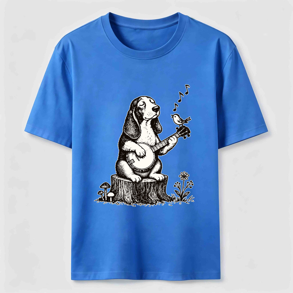 Banjo Basset Hound Classic T-Shirt