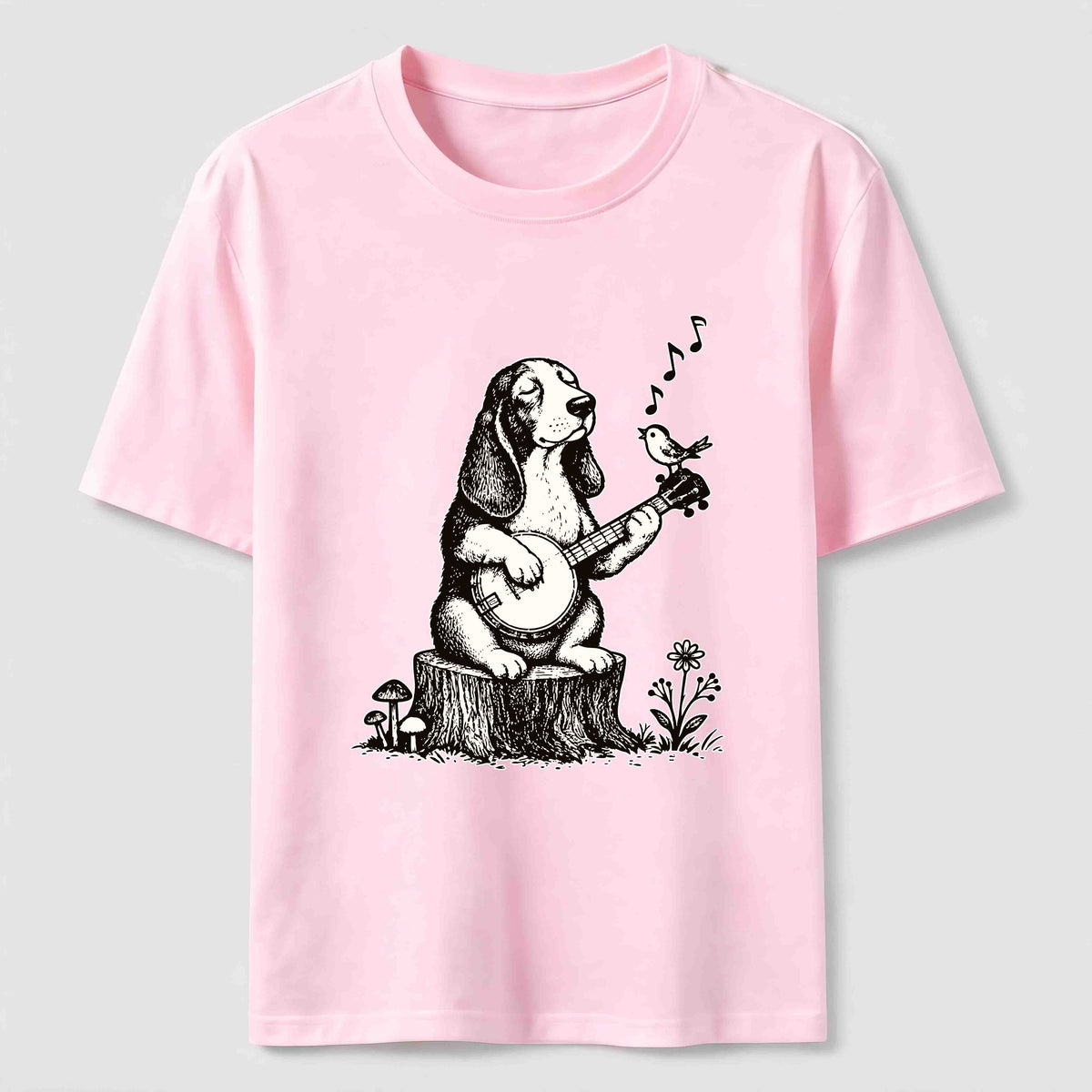 Banjo Basset Hound Classic T-Shirt