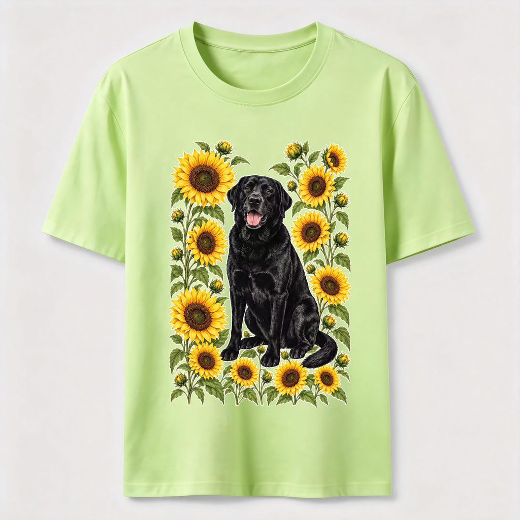 Sunflower Black Lab Classic T-Shirt