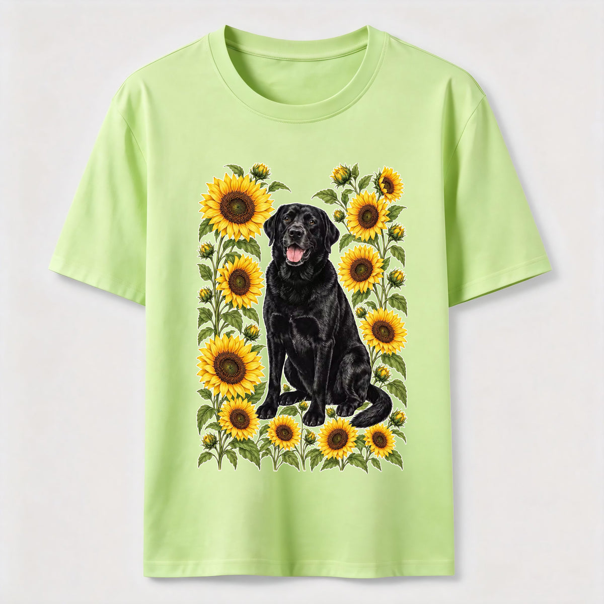 Sunflower Black Lab Classic T-Shirt