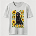 Sunflower Black Lab Classic T-Shirt