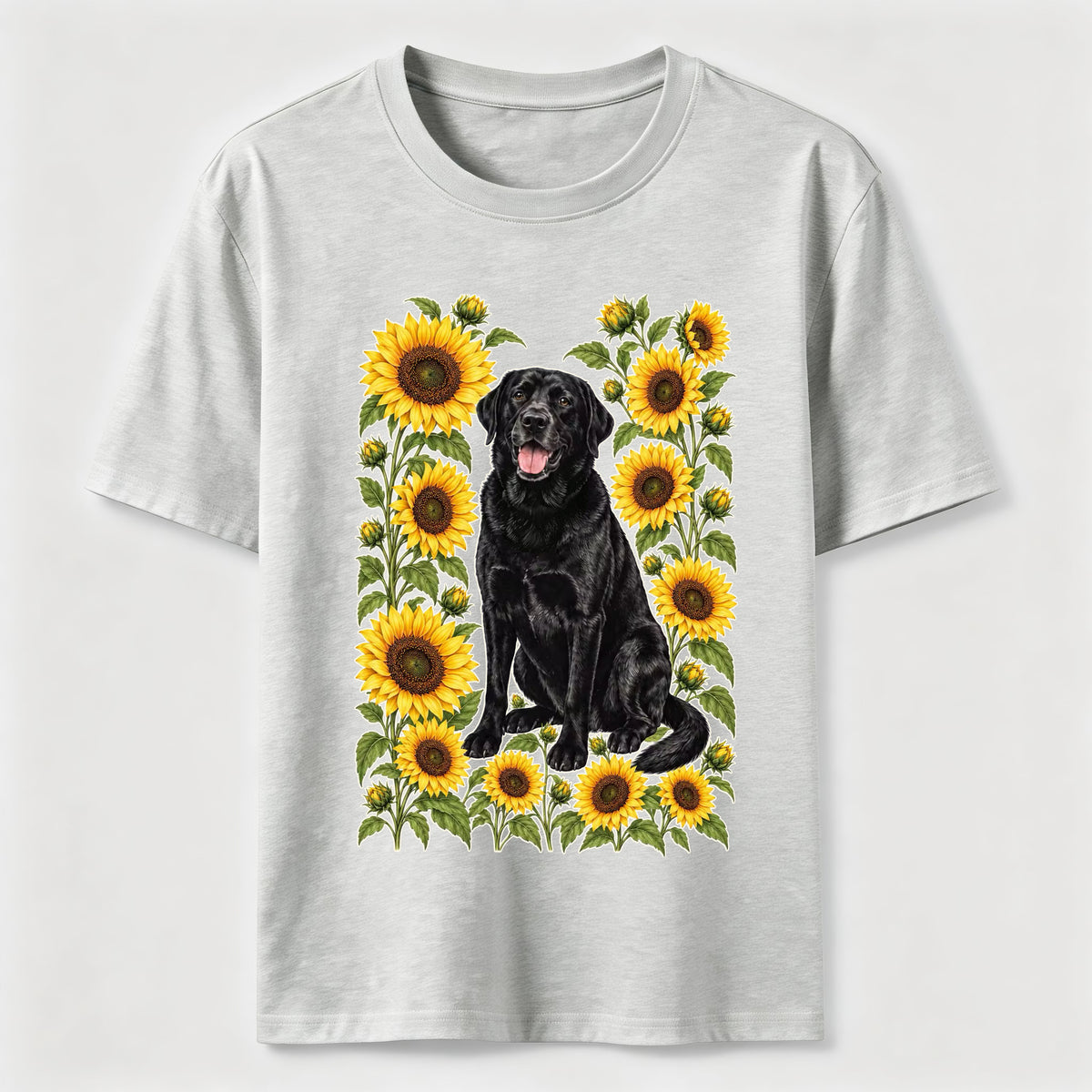 Sunflower Black Lab Classic T-Shirt