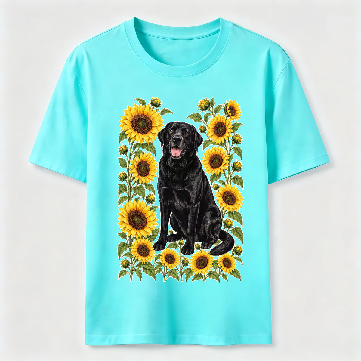Sunflower Black Lab Classic T-Shirt