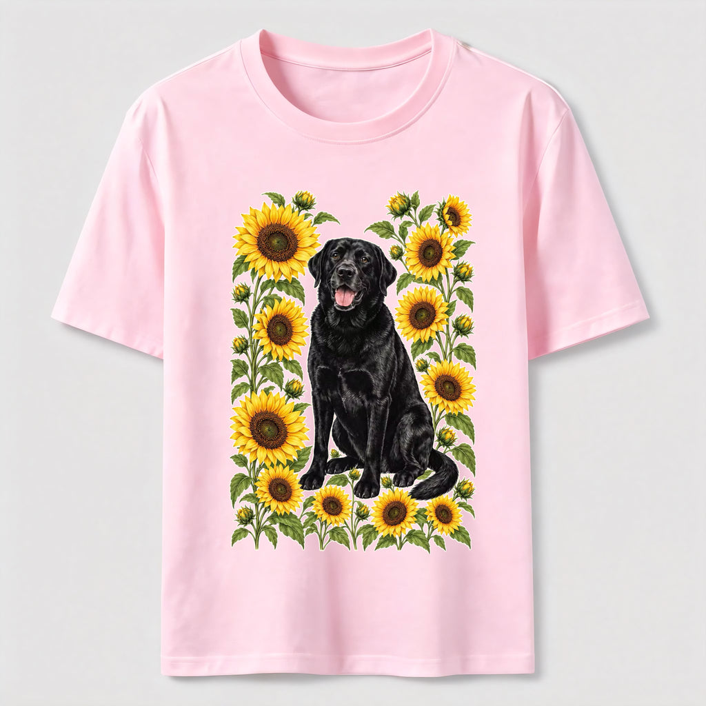 Sunflower Black Lab Classic T-Shirt
