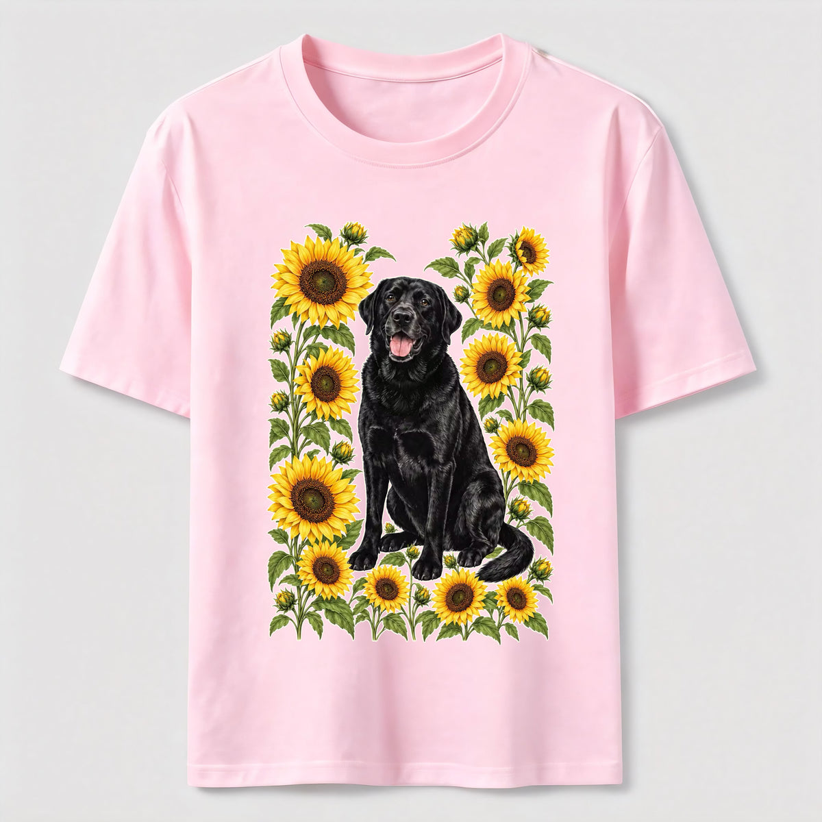 Sunflower Black Lab Classic T-Shirt