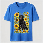 Sunflower Black Lab Classic T-Shirt