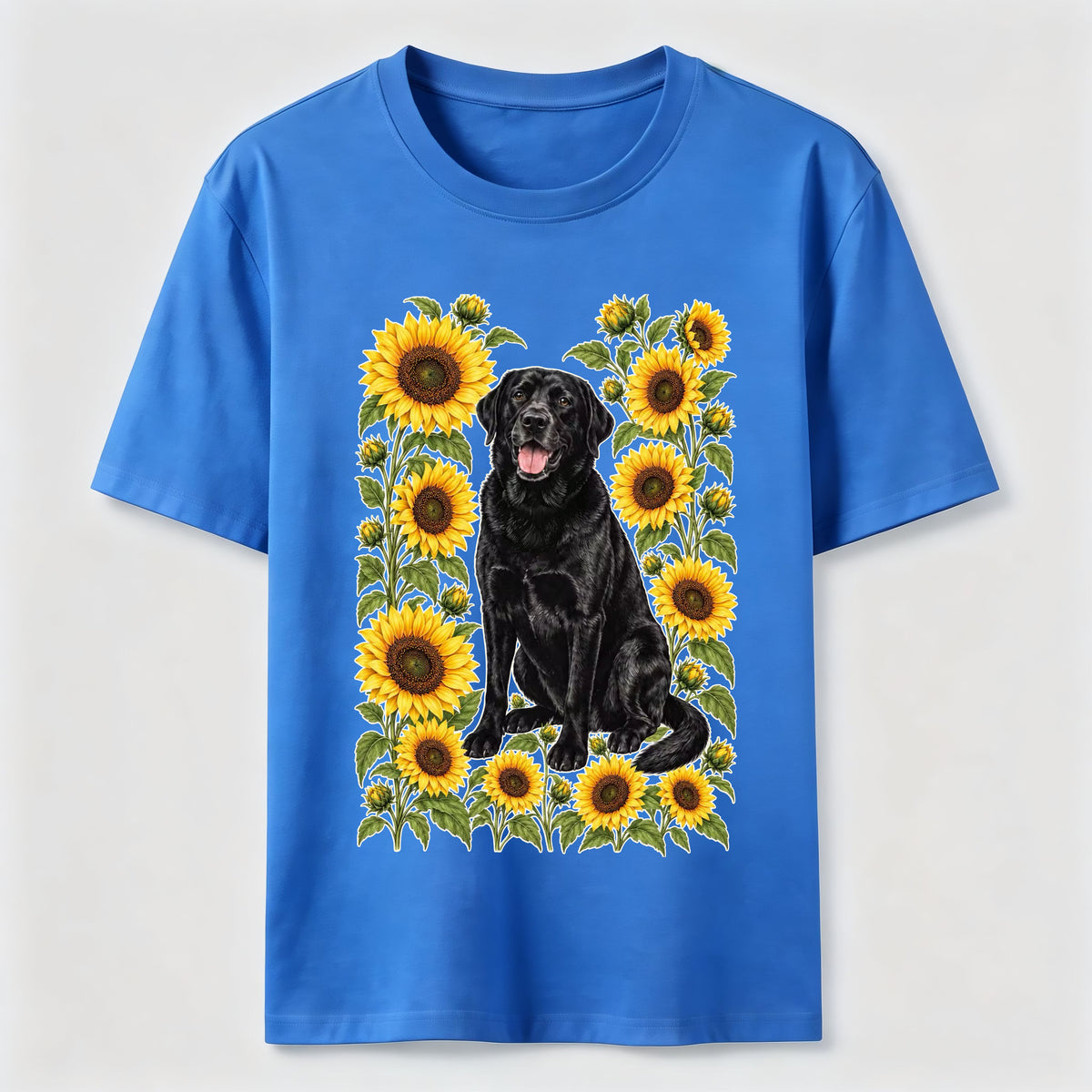 Sunflower Black Lab Classic T-Shirt