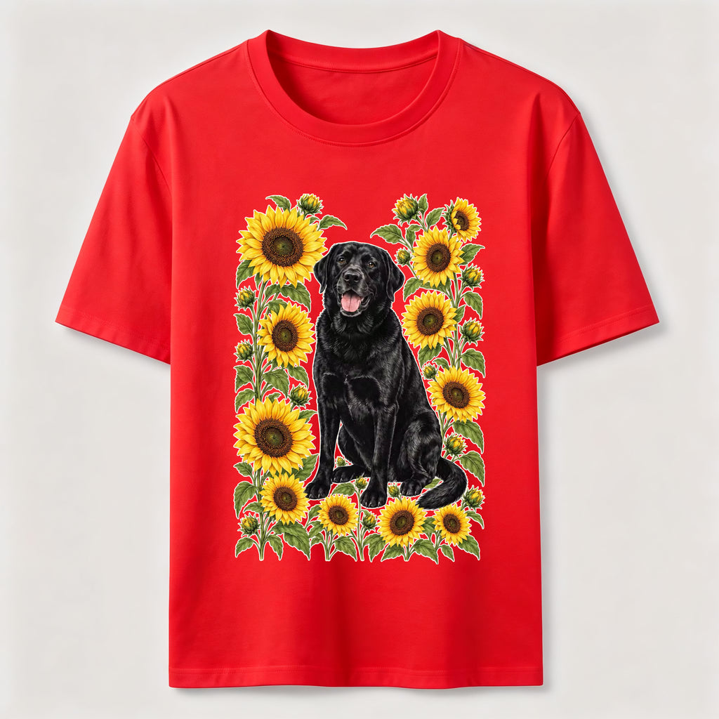 Sunflower Black Lab Classic T-Shirt