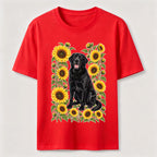 Sunflower Black Lab Classic T-Shirt