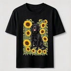 Sunflower Black Lab Classic T-Shirt