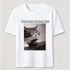 Work Hard and Then Die Cat Classic T-Shirt