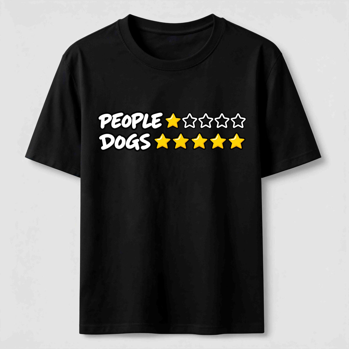 Dogs Five Stars Classic T-Shirt