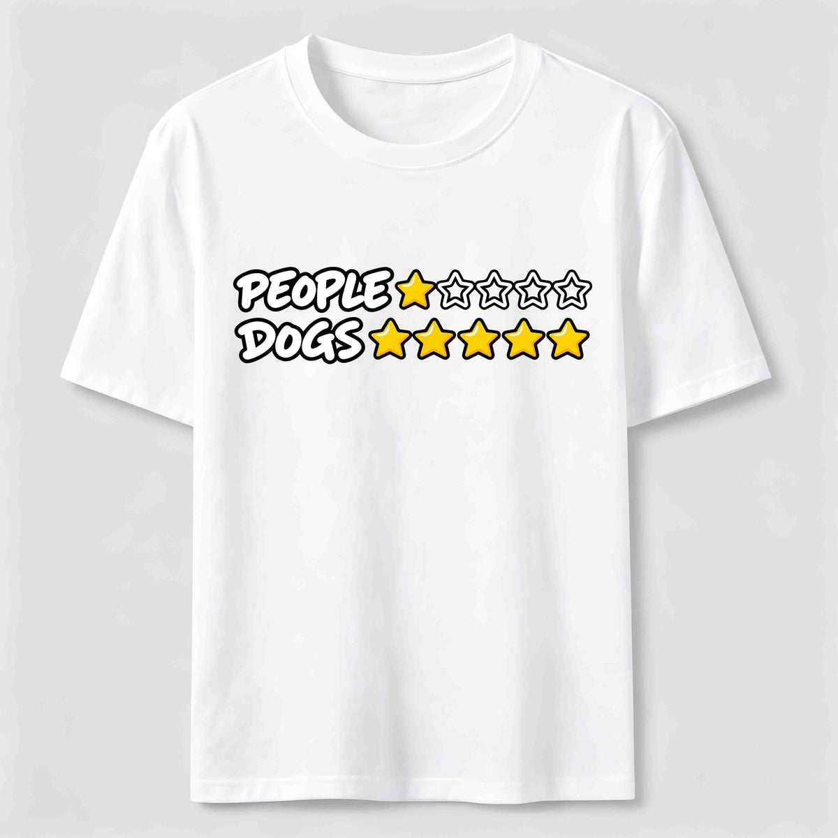 Dogs Five Stars Classic T-Shirt