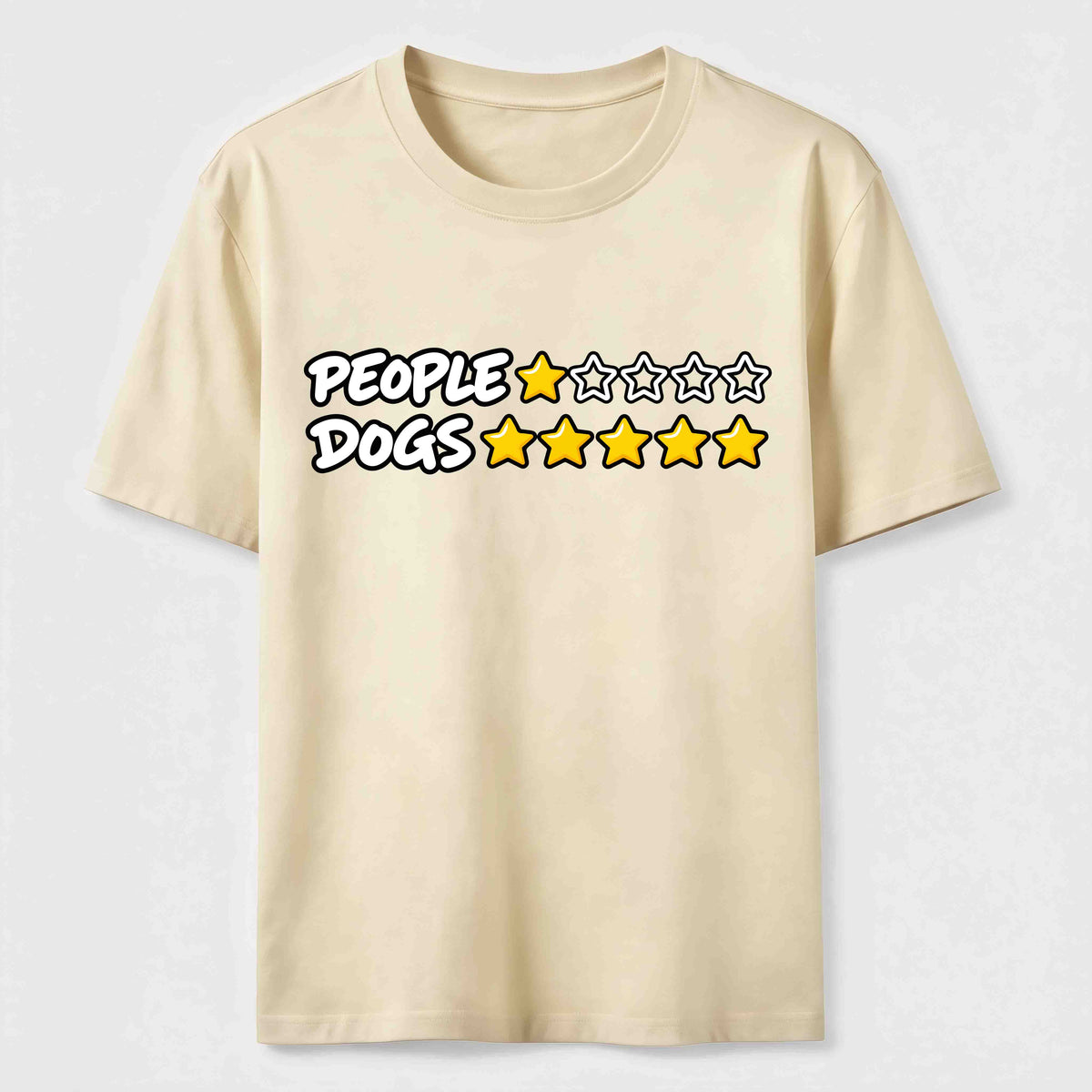 Dogs Five Stars Classic T-Shirt