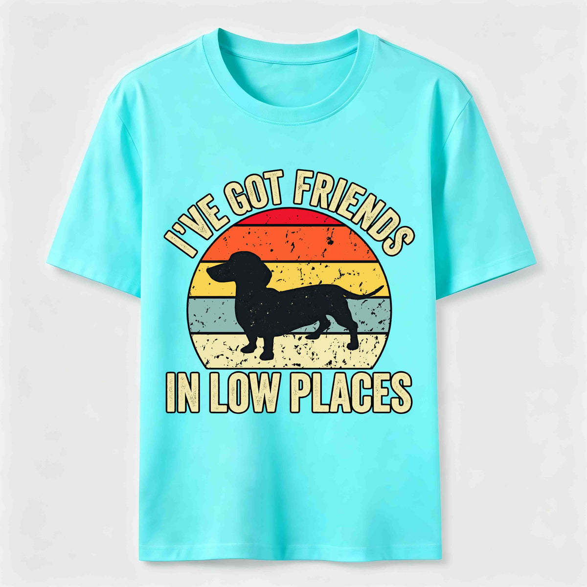 Friends in Low Places Dachshund Classic T-Shirt