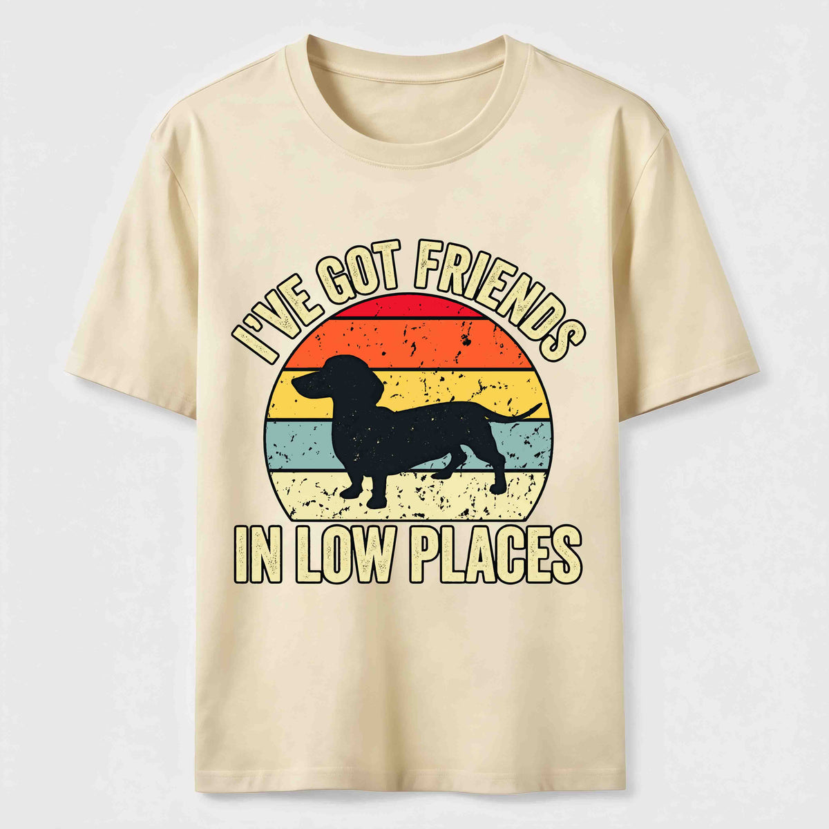 Friends in Low Places Dachshund Classic T-Shirt