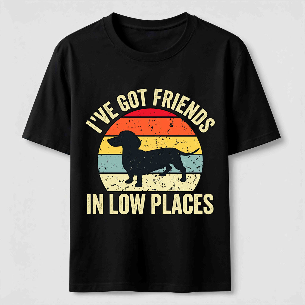 Friends in Low Places Dachshund Classic T-Shirt