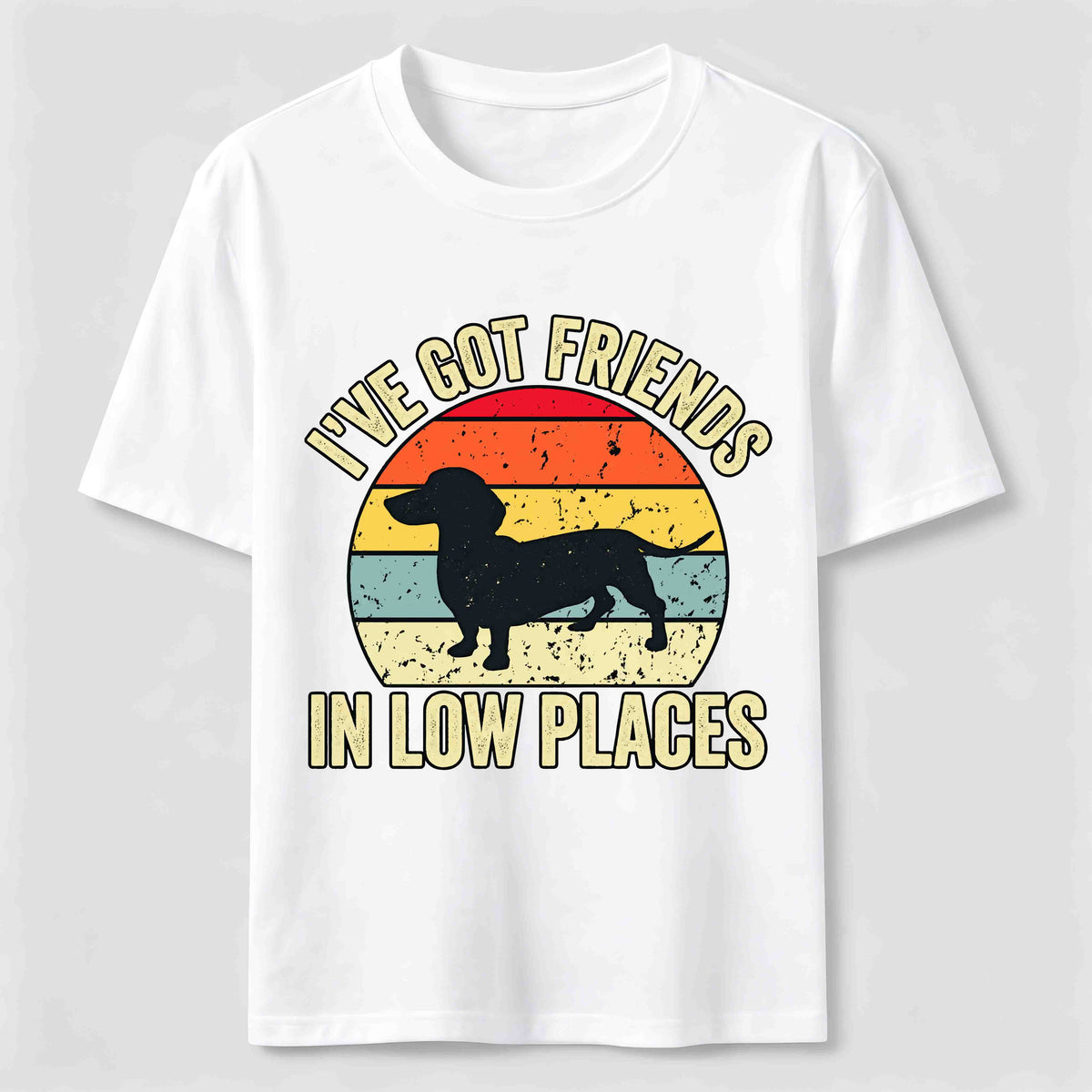 Friends in Low Places Dachshund Classic T-Shirt