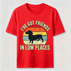 Friends in Low Places Dachshund Classic T-Shirt