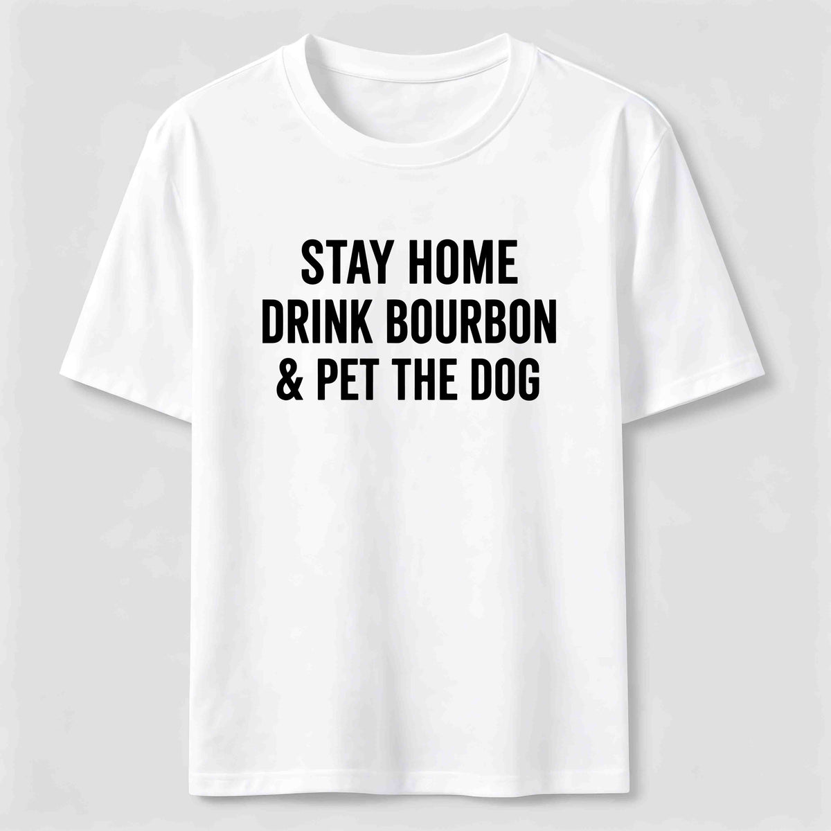 Stay Home Pet the Dog Classic T-Shirt