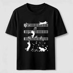 Cats on the Music Staff Classic T-Shirt
