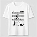 Cats on the Music Staff Classic T-Shirt