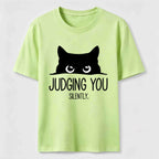 Judging You Silently Cat Classic T-Shirt