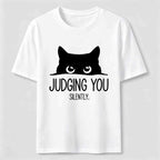 Judging You Silently Cat Classic T-Shirt