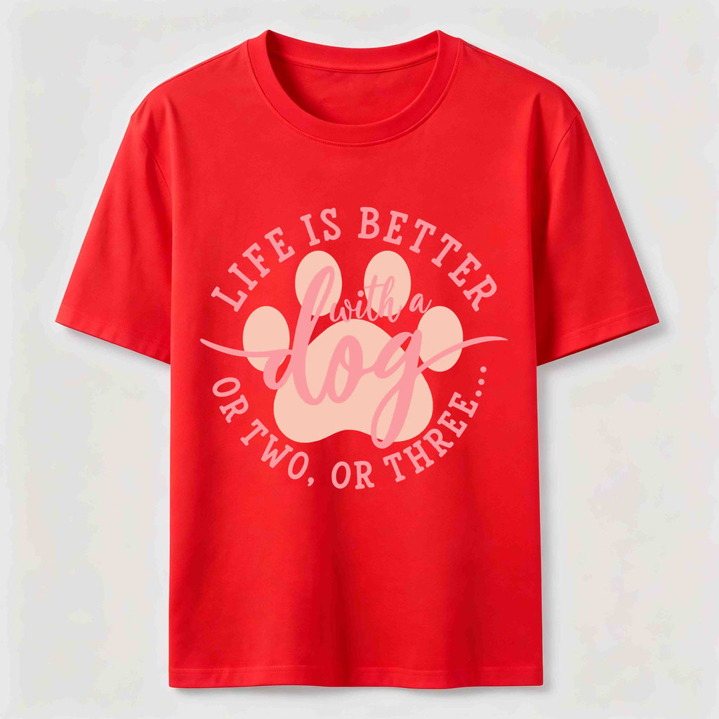 Life With More Dogs Classic T-Shirt