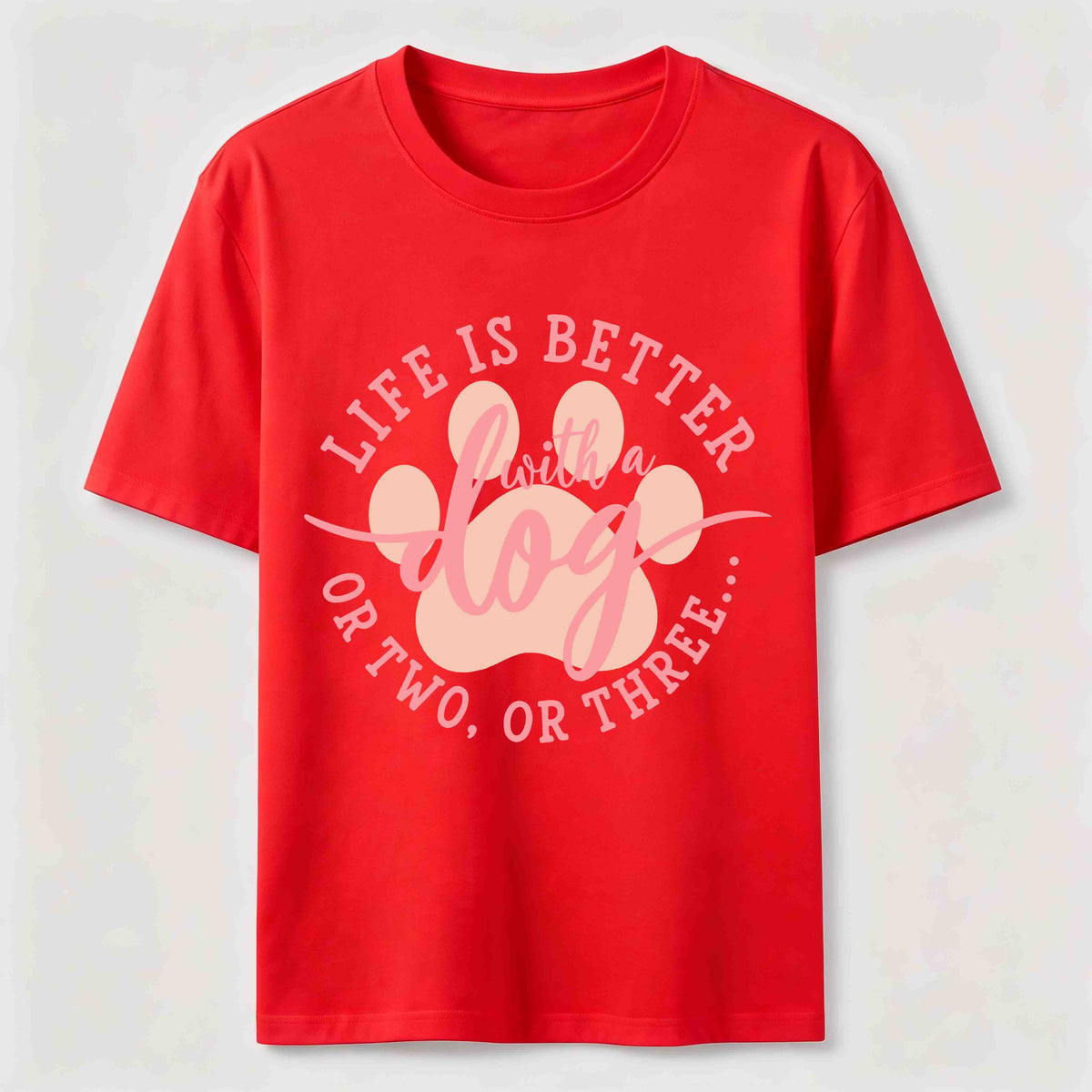 Life With More Dogs Classic T-Shirt