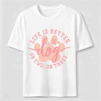 Life With More Dogs Classic T-Shirt