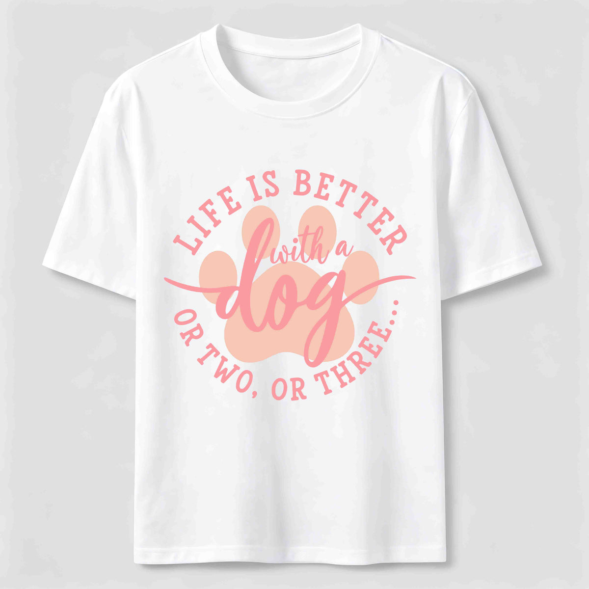 Life With More Dogs Classic T-Shirt