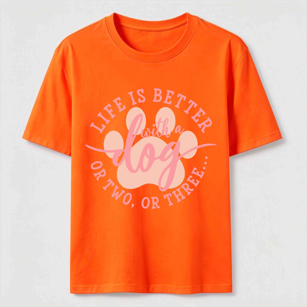 Life With More Dogs Classic T-Shirt