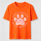 Life With More Dogs Classic T-Shirt