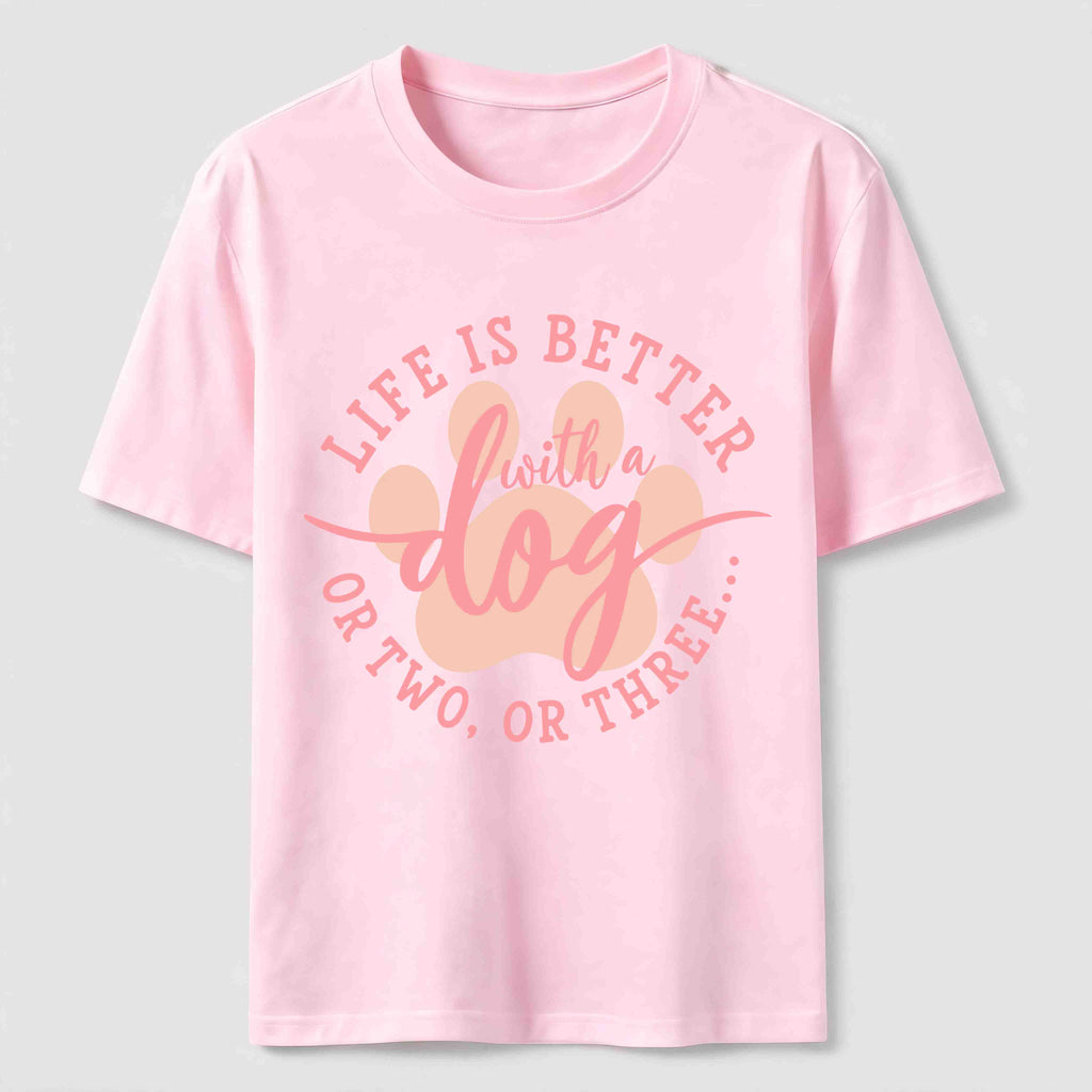 Life With More Dogs Classic T-Shirt