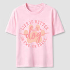 Life With More Dogs Classic T-Shirt