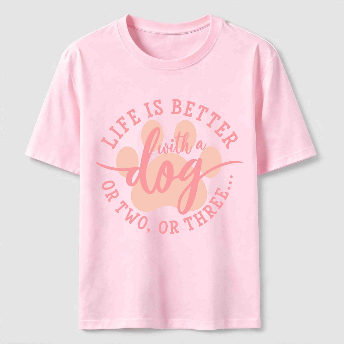 Life With More Dogs Classic T-Shirt