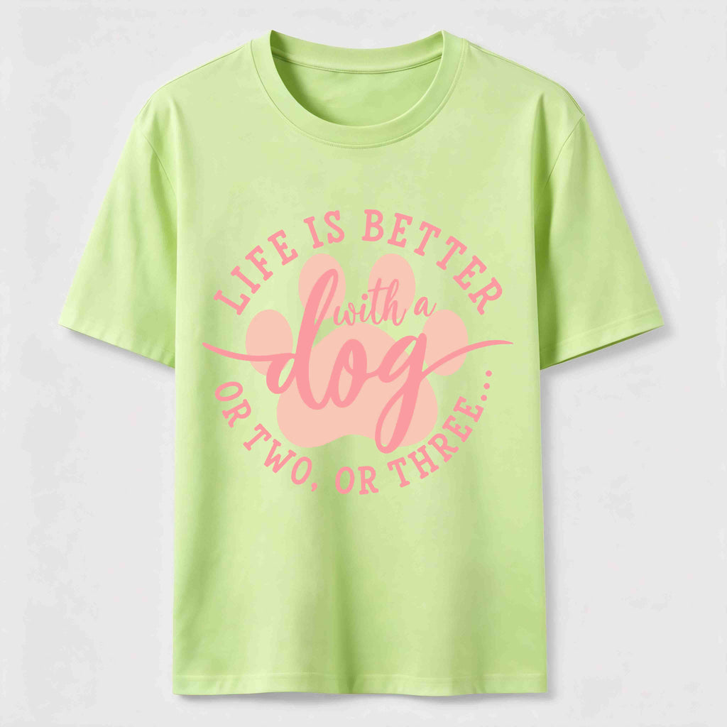Life With More Dogs Classic T-Shirt