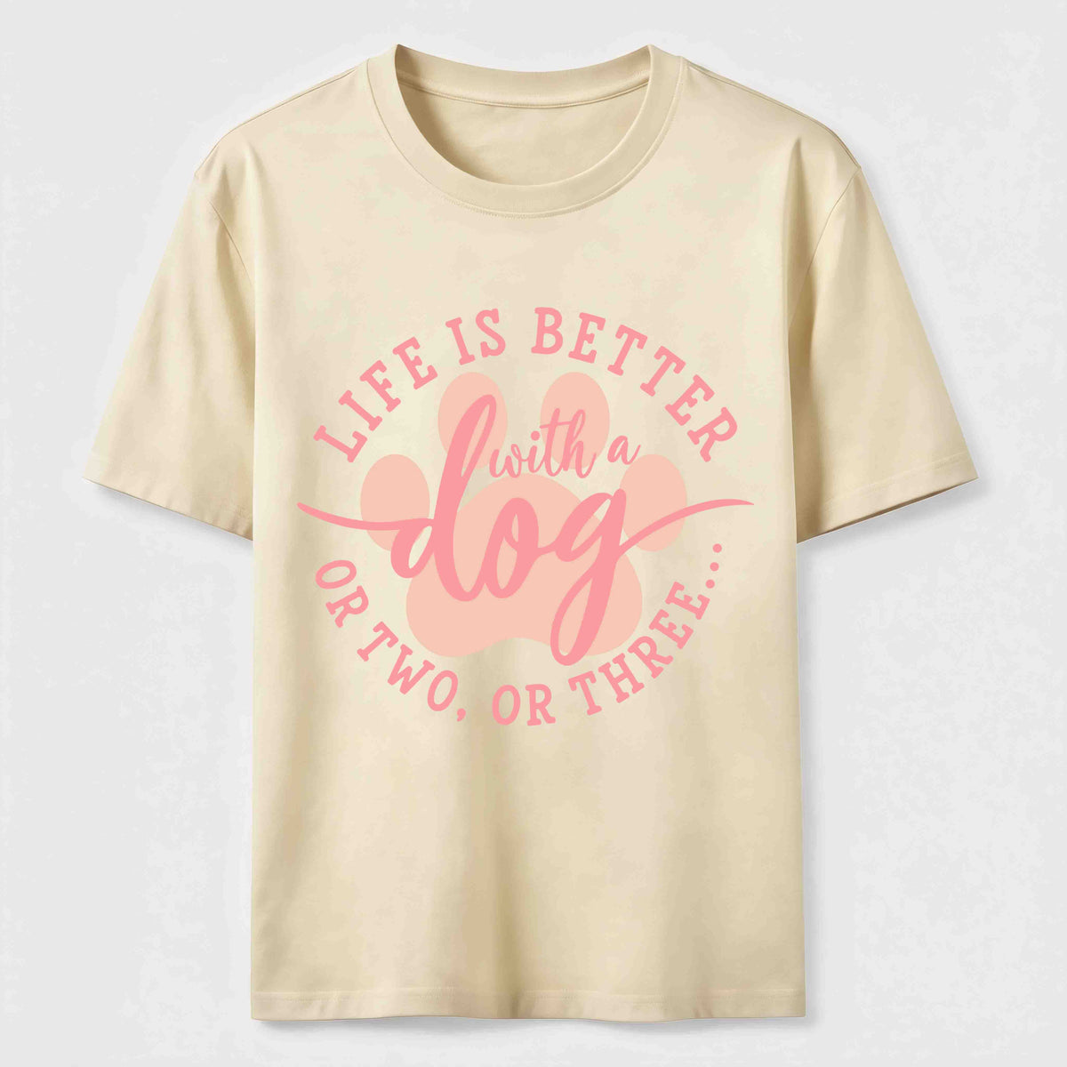 Life With More Dogs Classic T-Shirt
