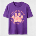 Life With More Dogs Classic T-Shirt