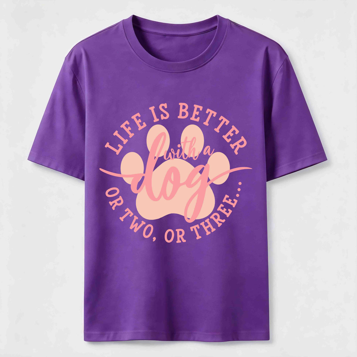 Life With More Dogs Classic T-Shirt