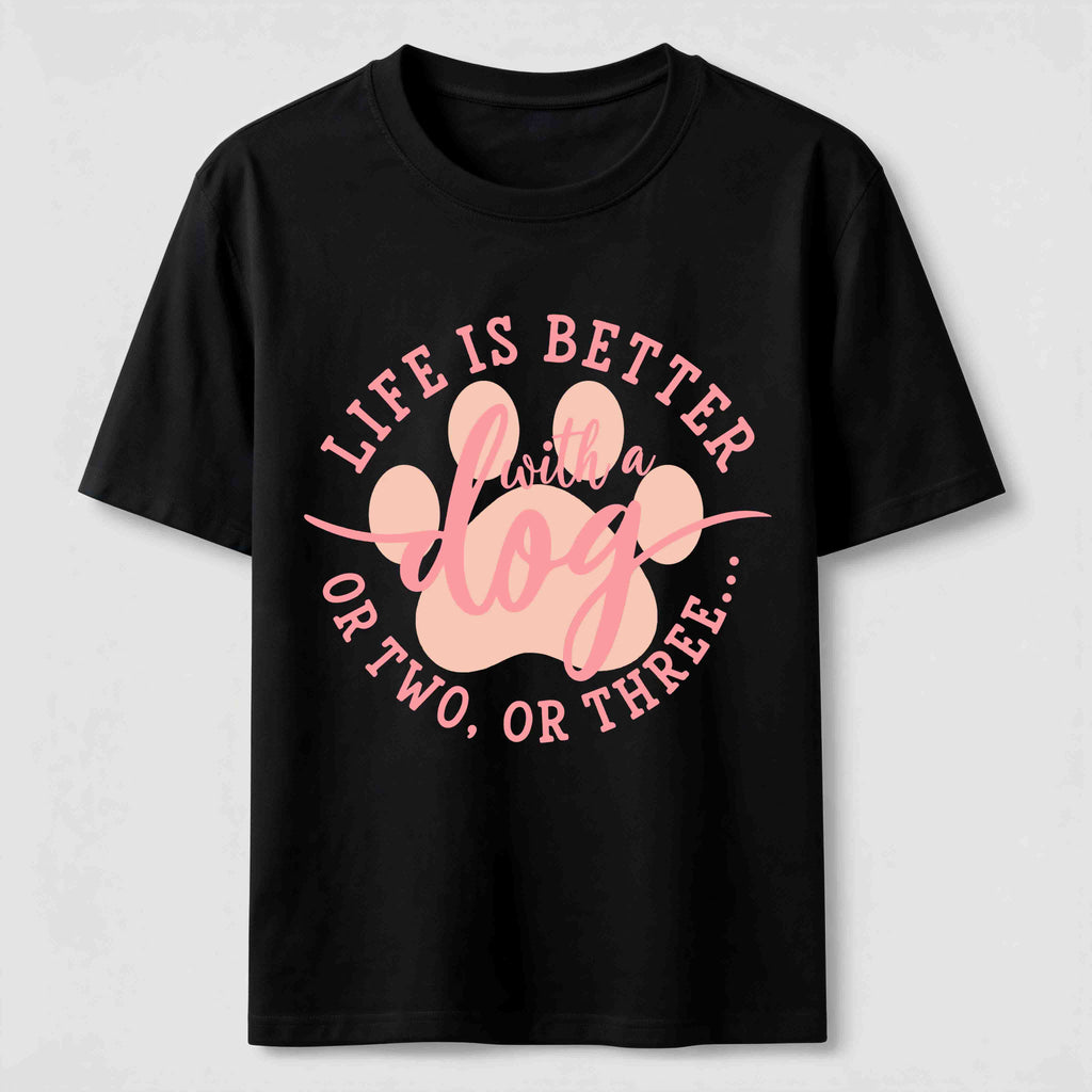 Life With More Dogs Classic T-Shirt