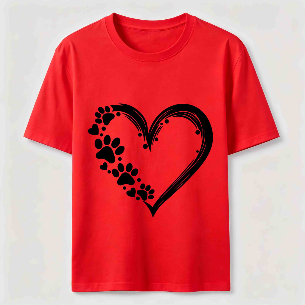 Paw Print Hearts Classic T-Shirt