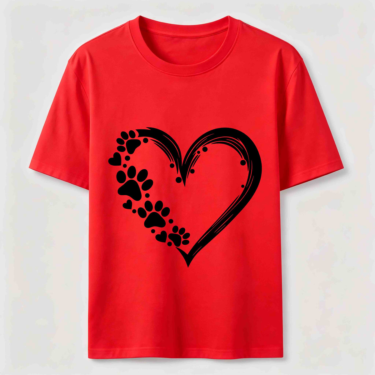 Paw Print Hearts Classic T-Shirt