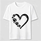 Paw Print Hearts Classic T-Shirt