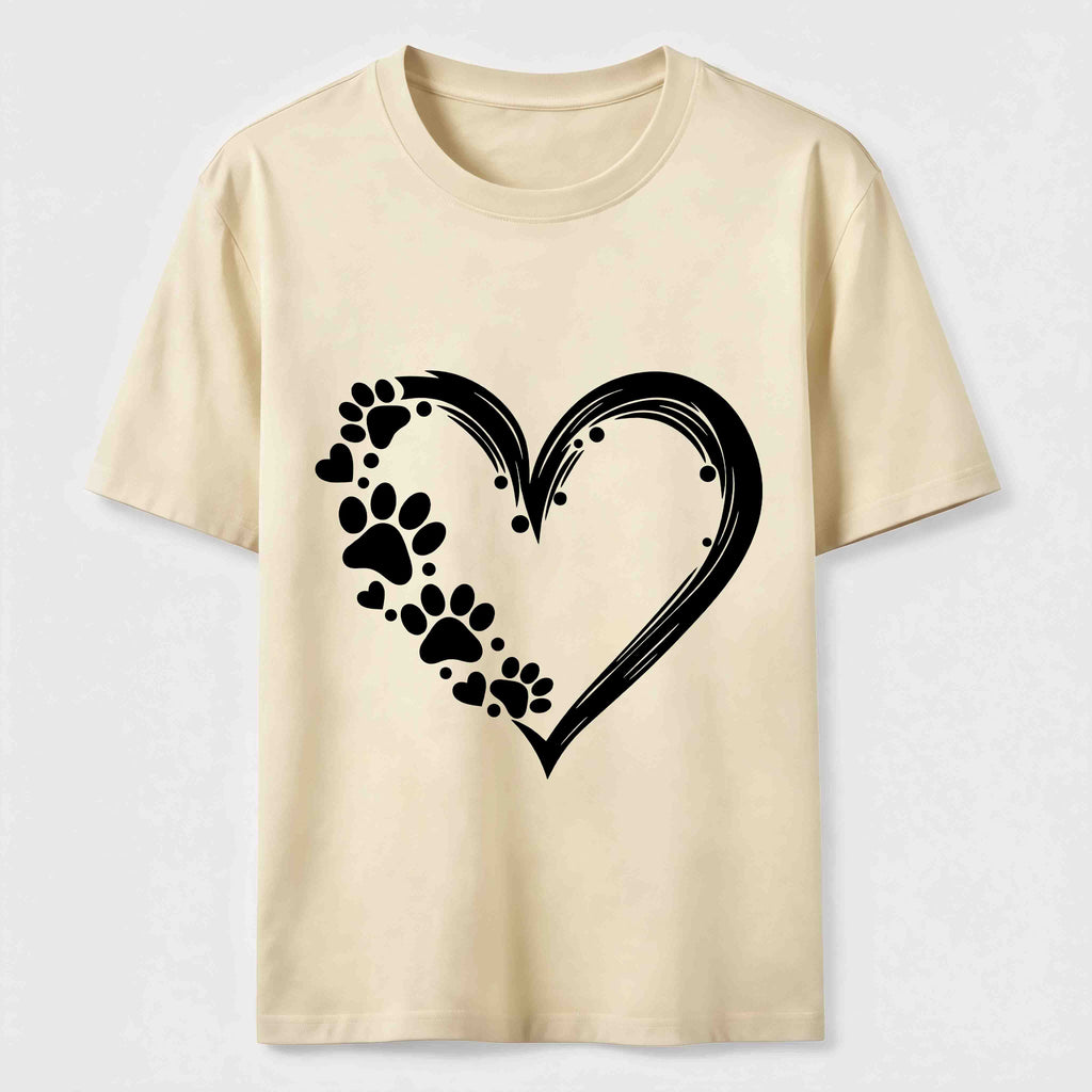 Paw Print Hearts Classic T-Shirt