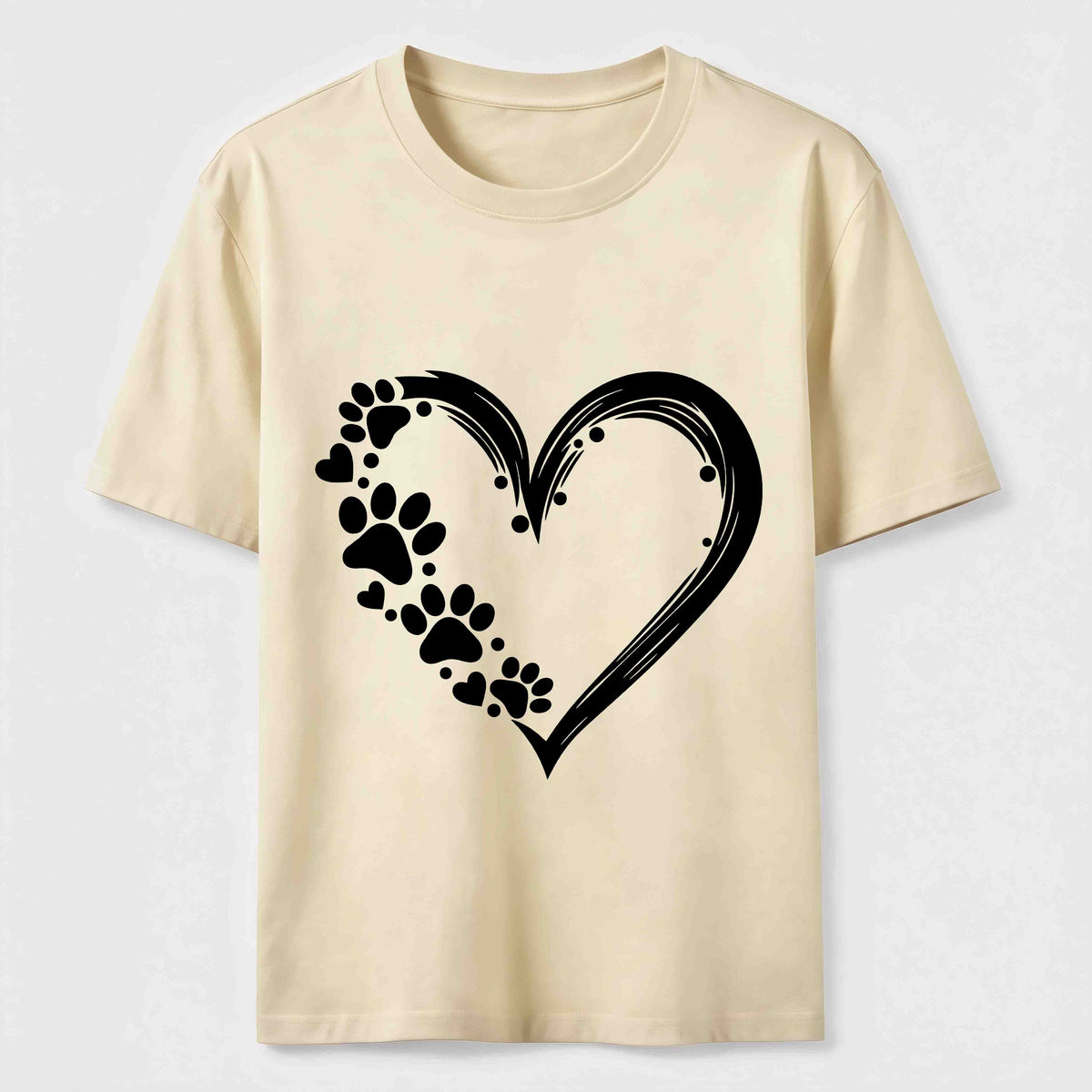 Paw Print Hearts Classic T-Shirt