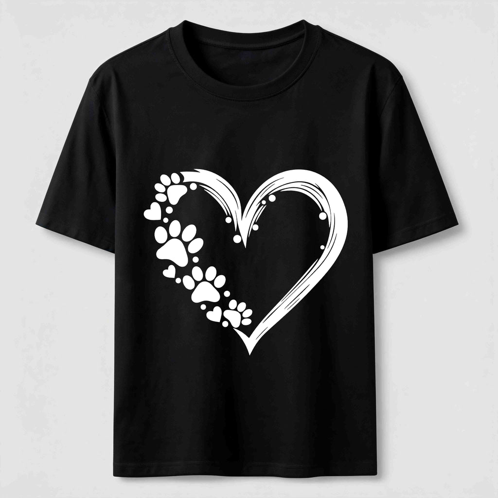 Paw Print Hearts Classic T-Shirt
