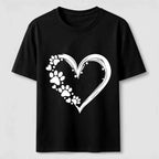 Paw Print Hearts Classic T-Shirt